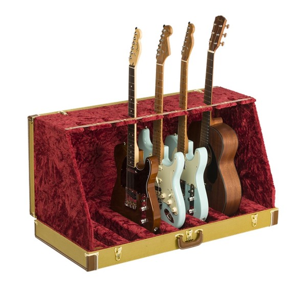 Fender Classic SRS Case Stand For 7 Guitars, Tweed