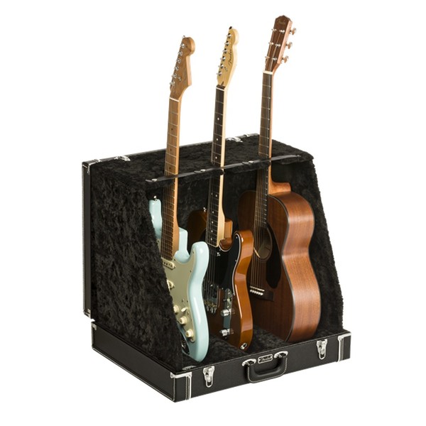 Fender Classic SRS Case Stand For 3 Guitars, Black