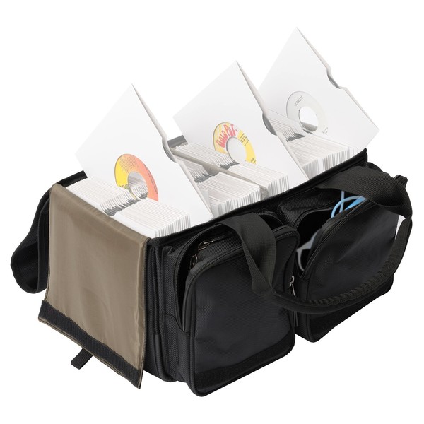 Magma 45 Record Bag - Angled Open (Records and Equipment Not Included)