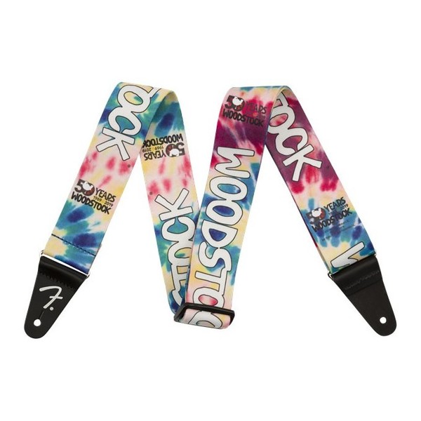 Fender 2" Woodstock Strap, Tie Dye