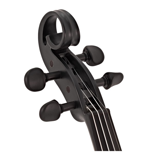 Gewa Novita 3.0 Electric Violin, Black, Instrument Only head