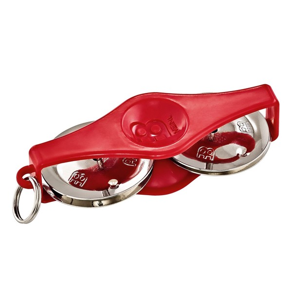 Meinl Percussion Key Ring Tambourine, Red