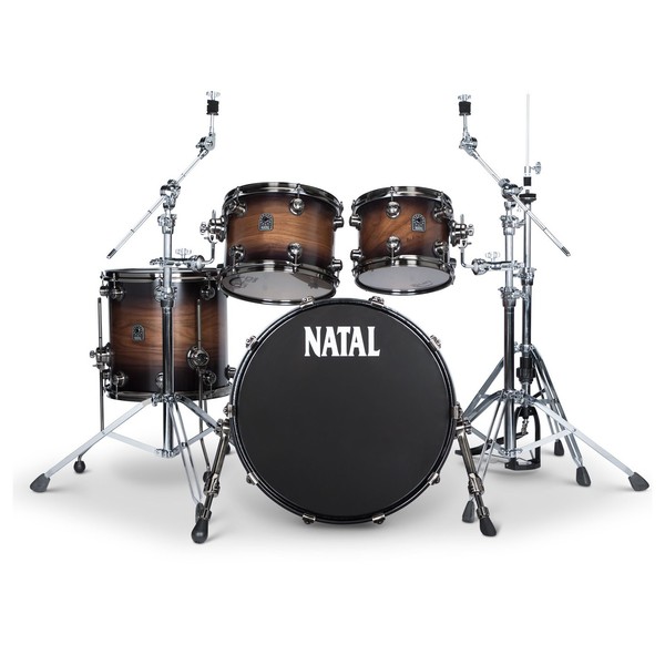 Natal Originals Walnut 20'' 4pc Shell Pack, Vintage Burst - front