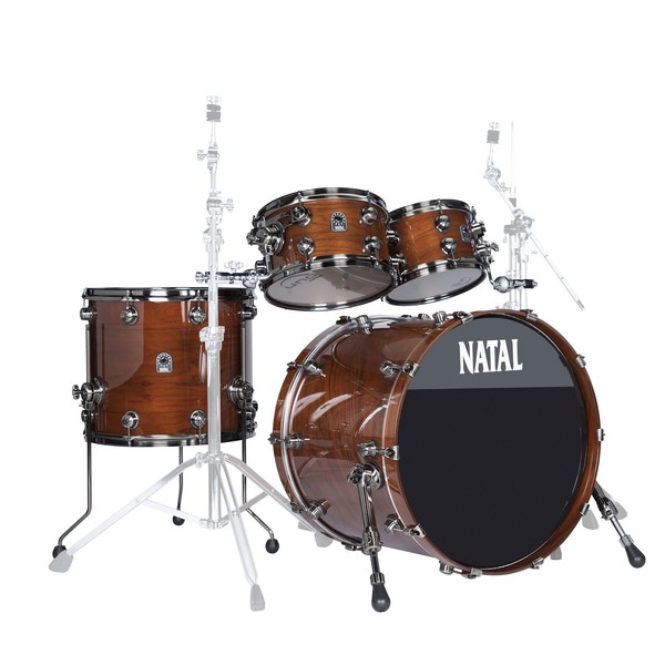 Natal Originals Walnut 22'' 4pc Shell Pack, Natural Walnut - main image