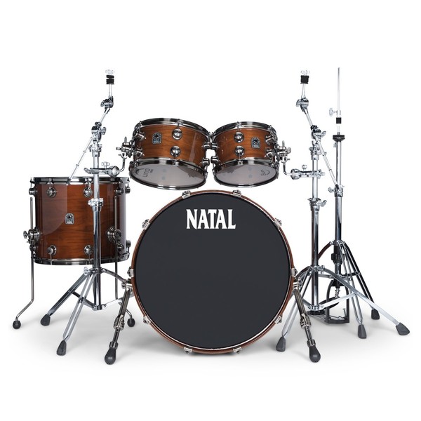Natal Originals Walnut 22'' 4pc Shell Pack, Natural Walnut - front