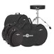 Pearl Export EXX 22'' Drum Kit, Jet Black /Bags and Stool - stool and bags