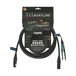 Klotz TI-M1500 Titanium StarQuad Microphone Cable, Black, 15m, Full Cable