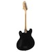 Squier Contemporary Active Starcaster MN, Flat Black Back