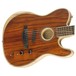 Fender Exotic Acoustasonic Telecaster, Cocobolo - Close Up Body View