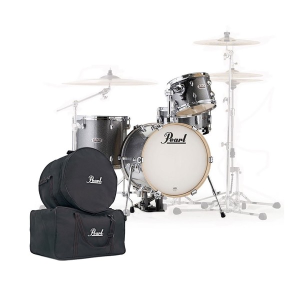 Pearl Midtown 4 Piece Compact Shell Pack, Grindstone Sparkle