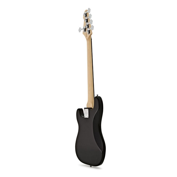 LA 5 String Bass Guitar by Gear4music, Black