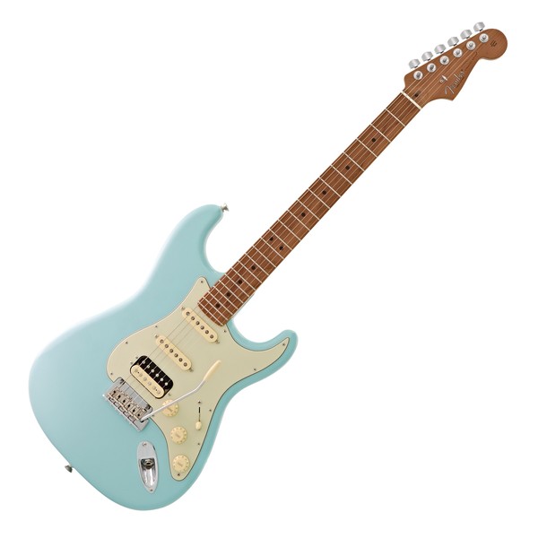 Fender FSR American Pro Stratocaster HSS Roasted MN, Daphne Blue main