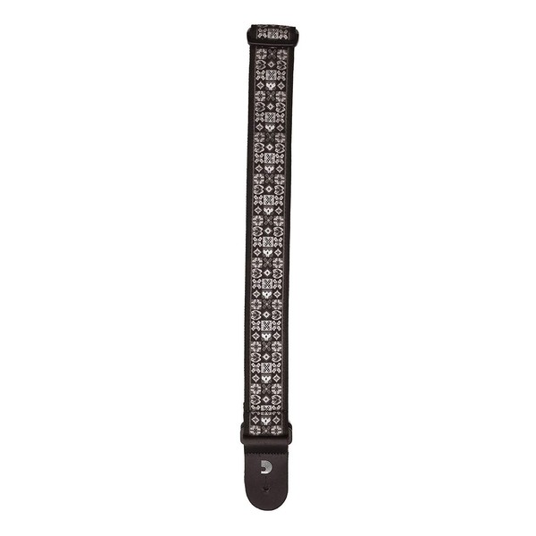 Planet Waves 20T00 Woven Guitar Strap, Greyscale Saugerties - Front View