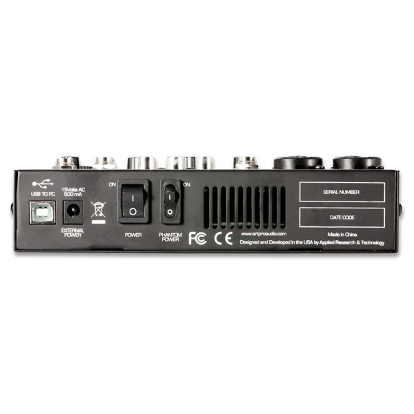 ART USBMix6 rear