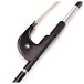 Carbon Fibre Double Bass Bow with German Frog by Gear4music, 3/4 Size