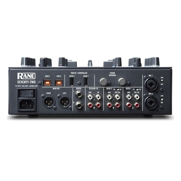 Rane Battle Mixer - Rear