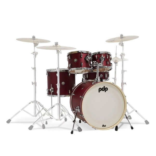 PDP Spectrum Series 22'' 5pc Shell Pack, Red