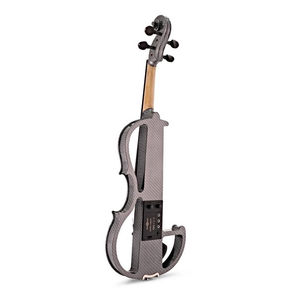 Electric Violin by Gear4music, Carbon Fibre Effect back