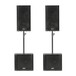 QSC KW152 and KW181 Active PA Bundle