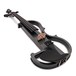 Electric Violin by Gear4music, Carbon Fibre Effect angle