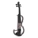 Electric Violin by Gear4music, Carbon Fibre Effect upright angle