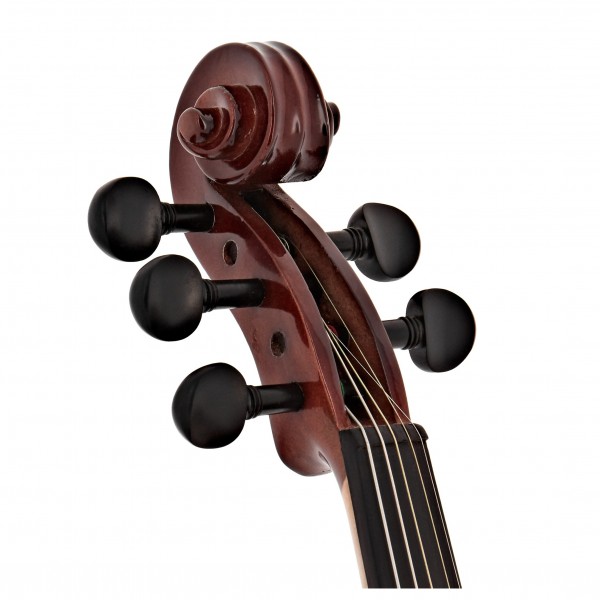 5 String Electric Violin by Gear4music, Trans Red