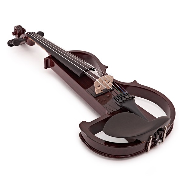 5 String Electric Violin by Gear4music, Trans Red