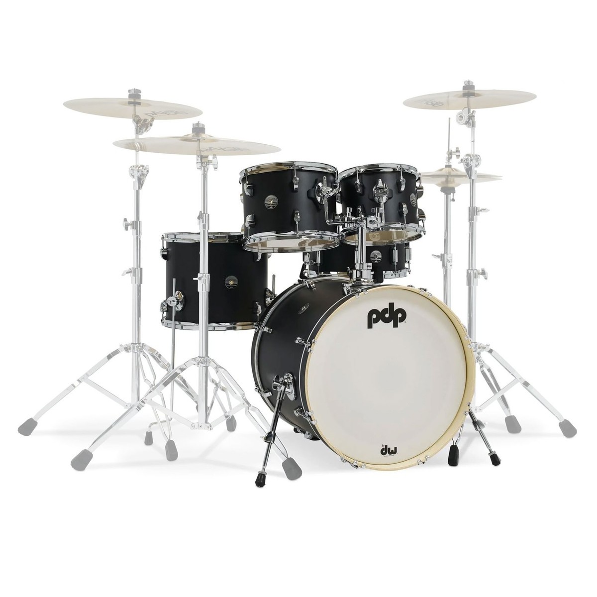 DISC PDP Spectrum Series 20'' 5pc Fusion Shell Pack, Black | Gear4music