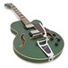 Ibanez AFS75T Artcore, Metallic Green Flat angle