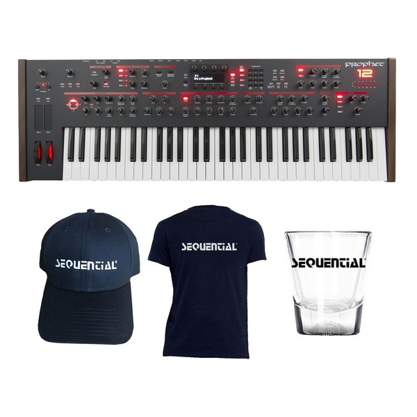 Dave Smith Instruments Prophet 12 with Free Merch - Full Bundle