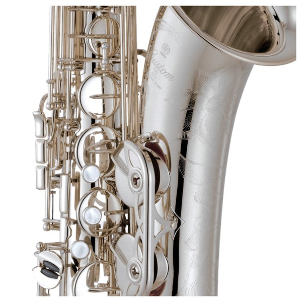 Yamaha YTS82ZS Custom Z Tenor Saxophone, Silver, Engraving