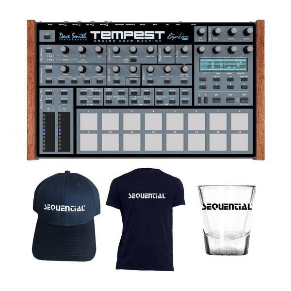 Dave Smith Instruments Tempest Analog Drum Machine - Full Bundle