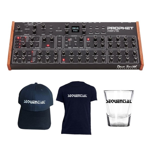 Dave Smith Prophet Rev2 16 Voice Module with Free Merch - Full Bundle
