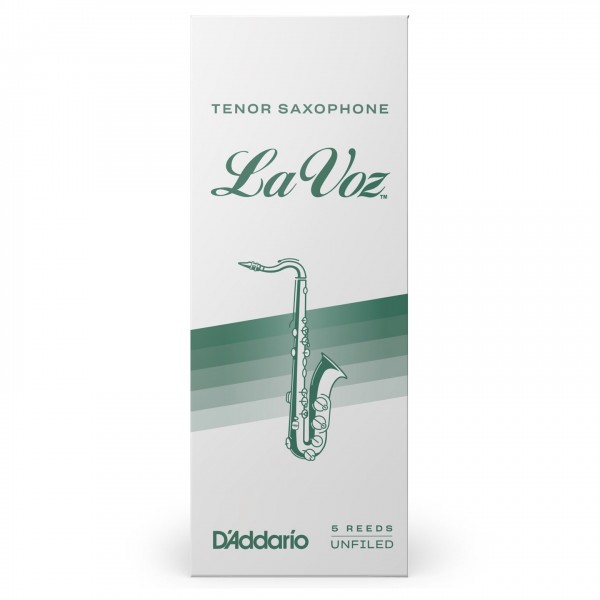 D'Addario La Voz Tenor Saxophone Reeds, Hard (5 Pack)