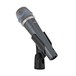 Shure Beta 57A Dynamic Microphone - Angled Left in Clip