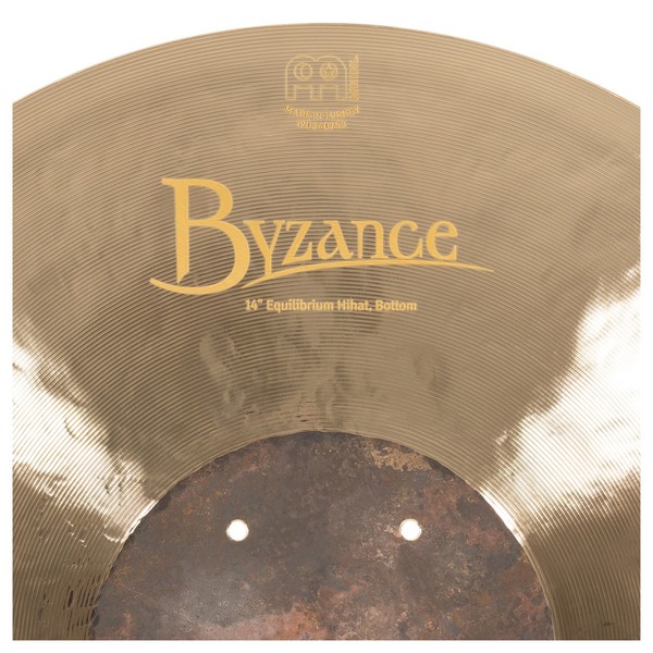 Meinl Byzance Vintage 14" Equilibrium HiHat Matt Garstka - Reverse detail