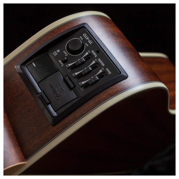 Takamine GD20C Electro Acoustic, Natural - preamp close up