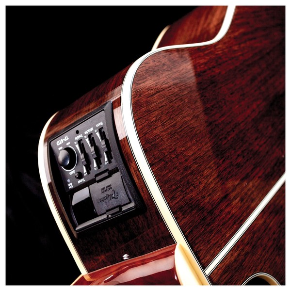 Takamine GD51CE Dreadnought Electro Acoustic, Natural - preamp bottom