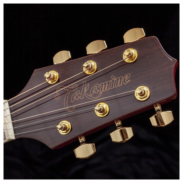 Takamine GD51CE Dreadnought Electro Acoustic, Natural - headstock front