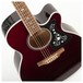 Takamine GN75CE Electro Acoustic, Wine Red - body top