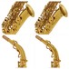 Unlacquered Saxophone - Aged 1