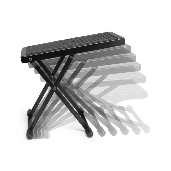 Gravity GS FB 01 Guitar Footrest, High Adjustment Side View