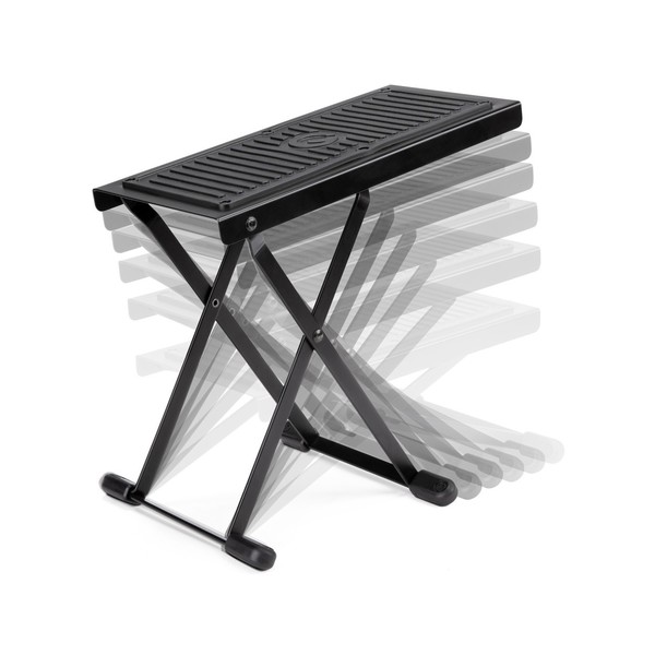 Gravity GS FB 01 Guitar Footrest, Height Adjustment Angled View