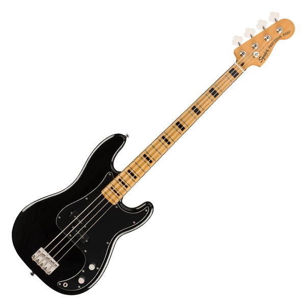 Squier Classic Vibe '70s Precision Bass MN, Black - Front