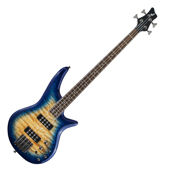 Jackson JS3Q Spectra IV Bass, Amber Blue Burst 