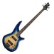 Jackson JS Series Spectra Bass JS3Q, Amber Blue Burst