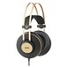 AKG K92 Closed Back Headphones, Black/Gold