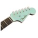 Fender Malibu Player Electro Acoustic, Aqua Splash - headstock