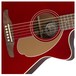 Fender Newporter Player Electro Acoustic, Candy Apple Red - soundhole