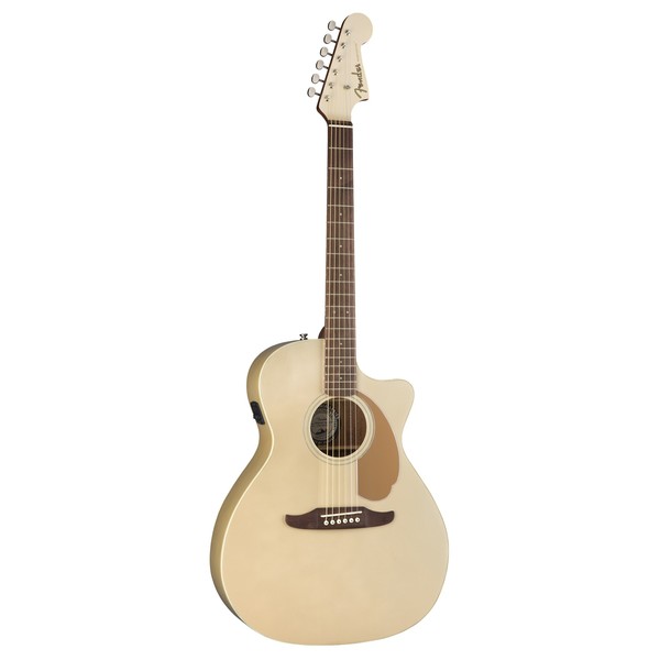 Fender Newporter Player Electro Acoustic, Champagne - left